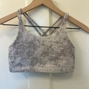 Teen Athleta Grey Sports Bra